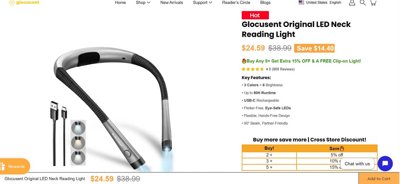 Reading Light 8