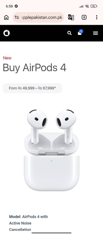 Apple airbuds 4 (Model-A3058)