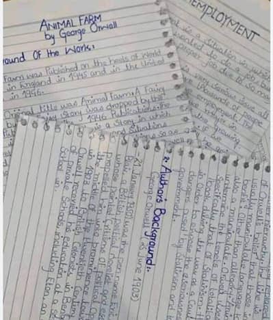 Handwriting Assignment, Typing And Data Entry job Available