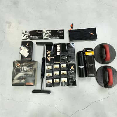 Pocket Gym Sport Full Body Workout System with bottle and push up bars