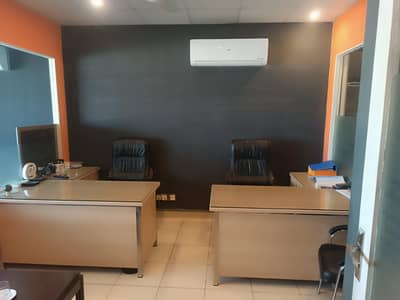 Furnished Office Sharing Space for rent in DHA Phase 6 Main boulevard