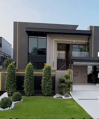 10 Marla Designer Double Height Modern House available for One Year Installment Plan, All basic facilities available ready to live location