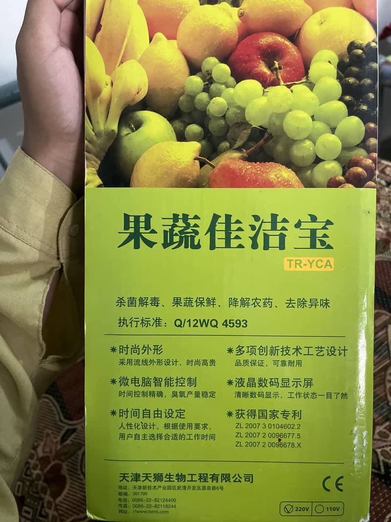 FRUIT CLEANER MACHINE 1