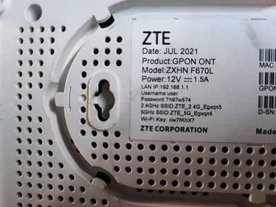 ZTE wifi router for sale