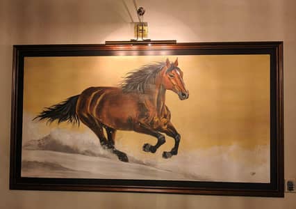 horse paintings, abstract paintings, birds painting