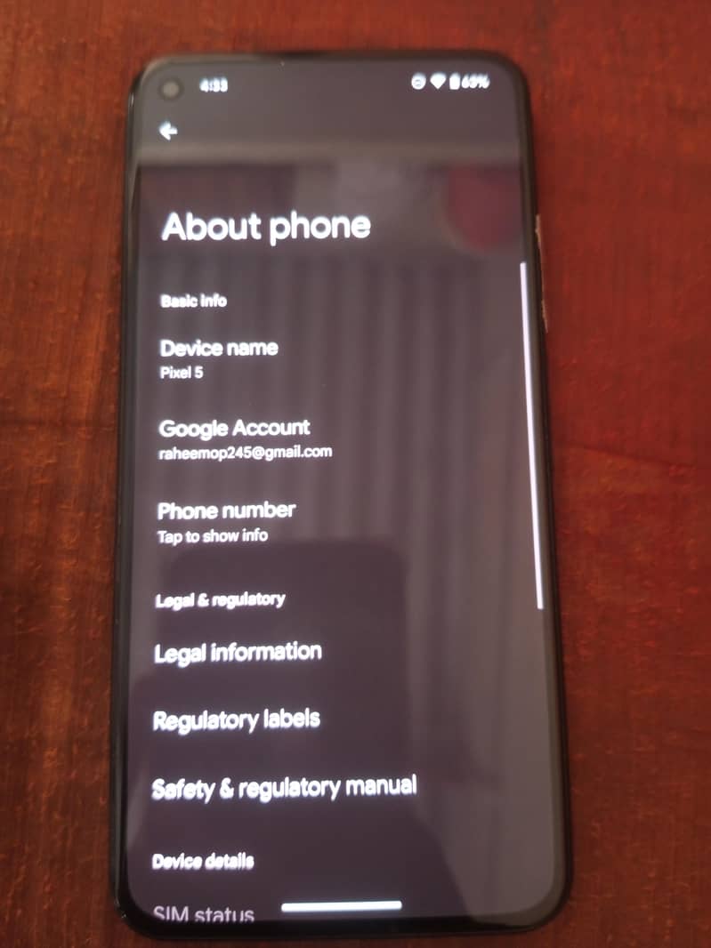 Google Pixel 5 1