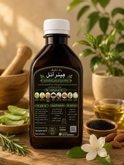 Organic hair oil