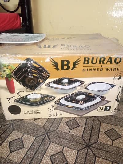 Buraq malamine Dinner set
