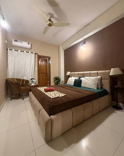 2BED FURNISH APARTMENT AVAILABLE DAILY WEEKLY BASIS FOR RENT IN ISLAMABAD E11 2