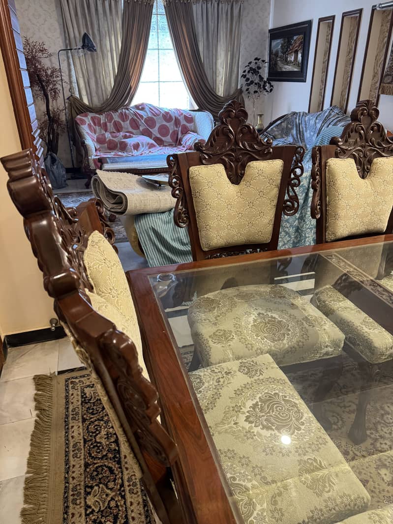 8 seater dining table , Solid wood 2