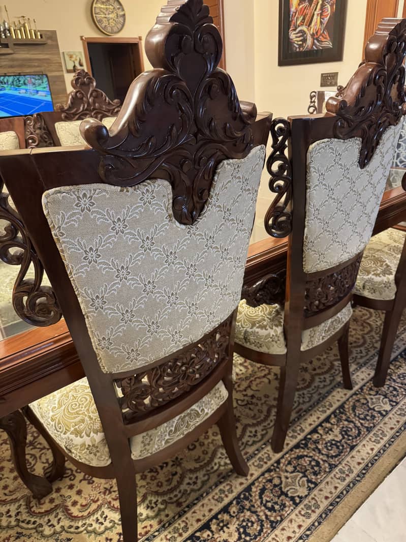 8 seater dining table , Solid wood 5
