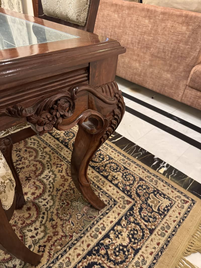 8 seater dining table , Solid wood 8