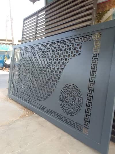 Iron door- Iron gates- Cnc doors-Cnc cut work-Iron Cnc gates-Railings