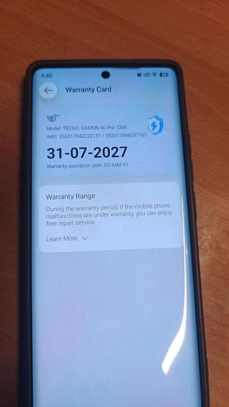 Tecno CAMON 40 Pro 2
