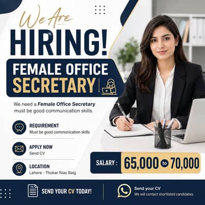female office assistant