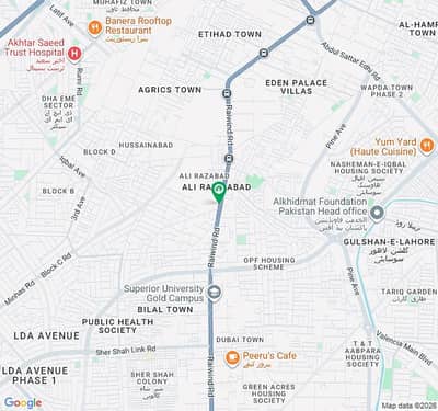2 Kanal Premium Commercial Plot for Sale on Main Raiwind Road 115 Ft Front