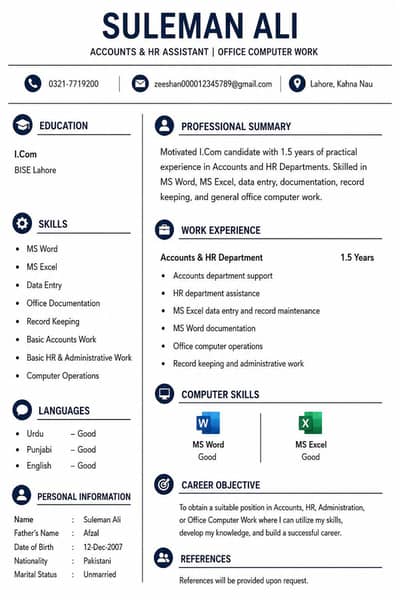 NEED A SUITABLE JOB