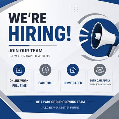 Hiring staff for online and office work