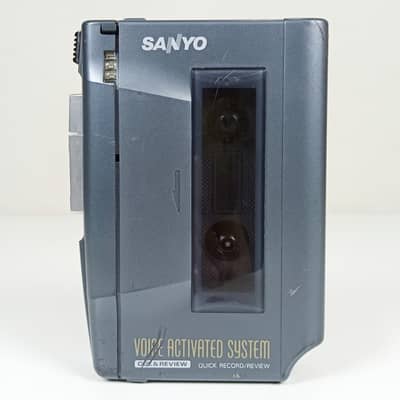1980s Sanyo M-1119 Cassette Recorder and Player | Made in Japan
