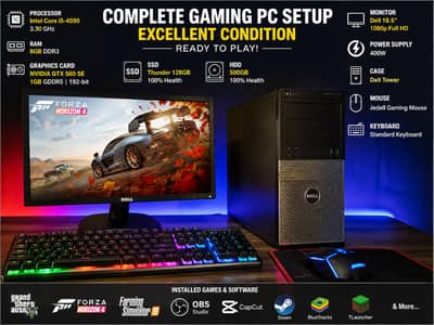  Gaming PC Complete Setup – Excellent Condition