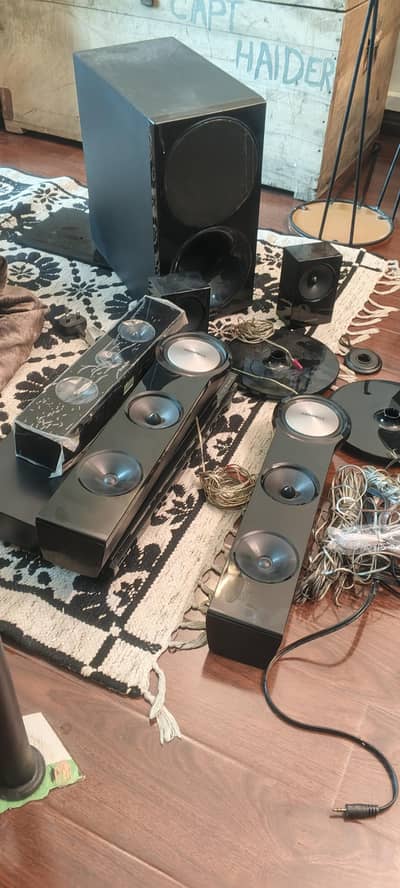 Samsung Home Theater Complete Set | DVD Player + Speakers + Subwoofer