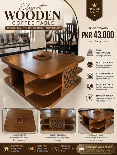 Table || Wooden Table || CoffeeTable || Luxury Table for Sale