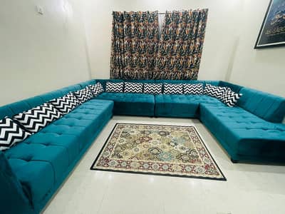 U shape 14-15 seater sofa set for sell
