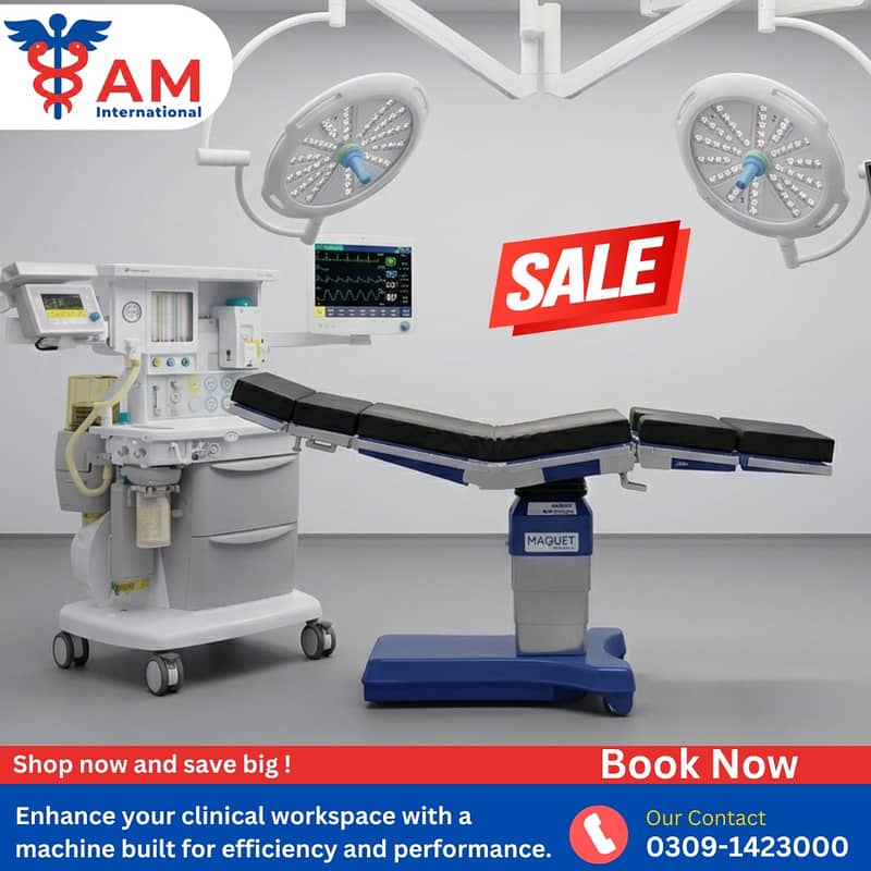 OT Table, Operating Table ,Electric Operating Table Surgical Light, 7
