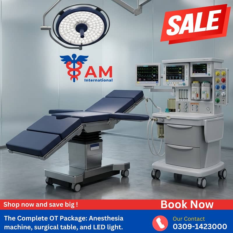 OT Table, Operating Table ,Electric Operating Table Surgical Light, 2