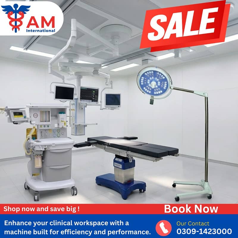 OT Table, Operating Table ,Electric Operating Table Surgical Light, 4