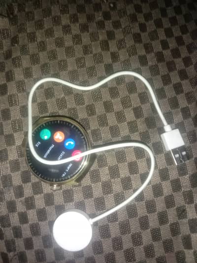 SMART SPORTS WATCH BLUETOOTH CALLING GOLD DIAL