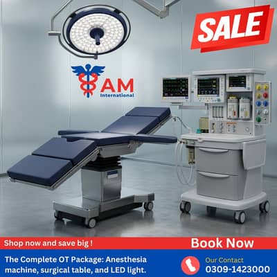 Electric OT Table, Operating Table,Surgical Table OT Setup OT Light