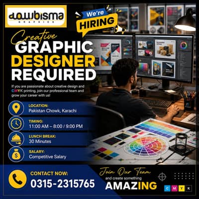 need a graphics designer for multi purpose desiging