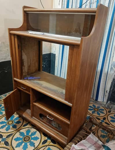 TV Trolley With 3 Lock Draws