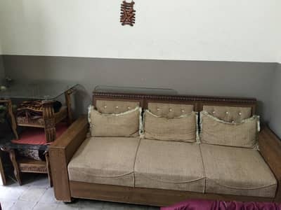 complete sofa set with tables