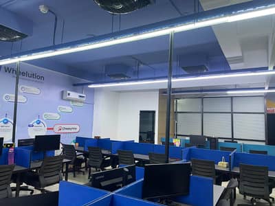 Premium & Fully Furnished 4500 Sq. Ft. Ground Floor Office in Johar Town Phase 2 (90 Seats)
