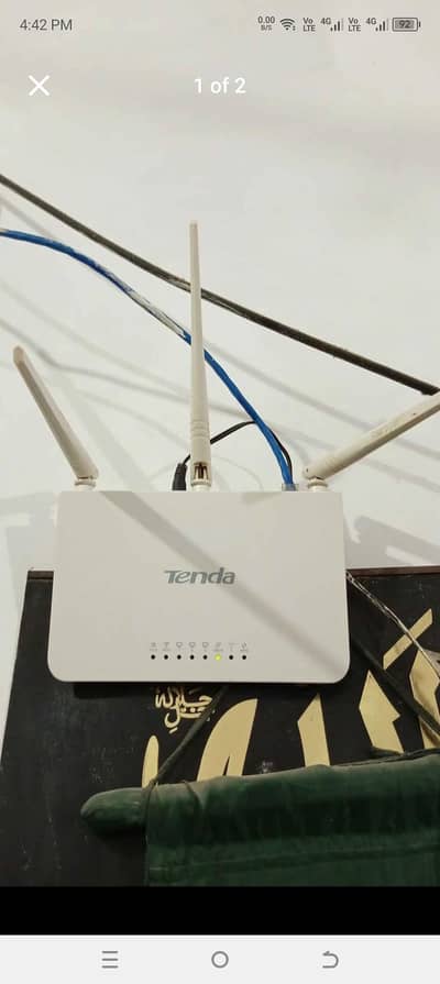 Tenda router and onu