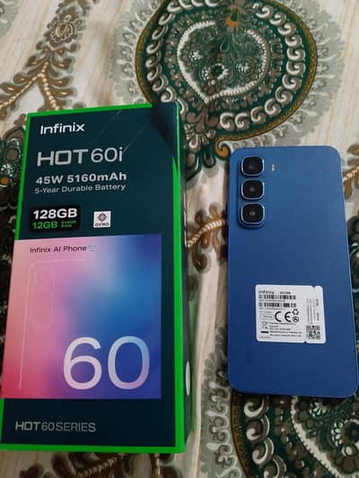 Infinix Hot 60i (6/128) 10/10 Full Lush Condition