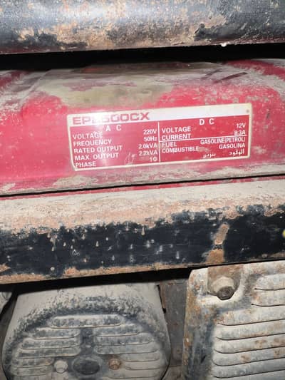 Honda EP2500CX Original Japan Generator 2.2kVA