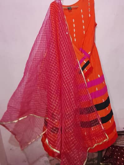 Beautiful Multicolor Fancy Frock – Party Wear