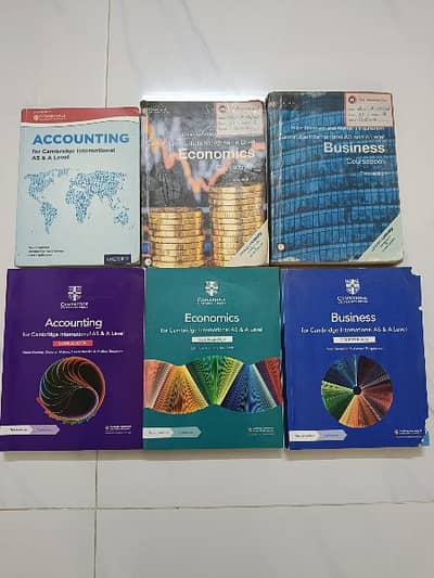 As and AL books Accounting, Business and Economics full course