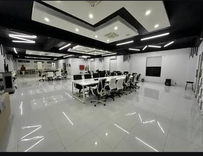 Premium & Fully Furnished 4500 Sq. Ft. 1st Floor Office in Johar Town (100+ Seats)