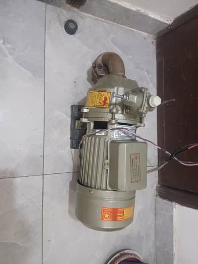 1.5 hp pump motor brand new only 6 days used