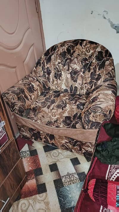 single piece sofa available for sale