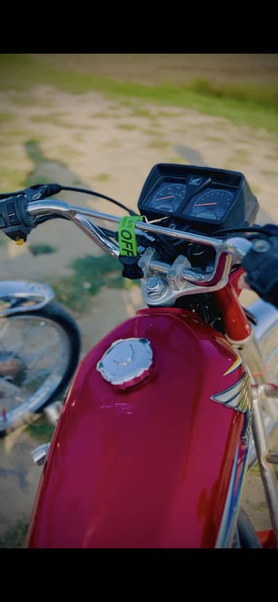 Honda 125 punjab number new condition