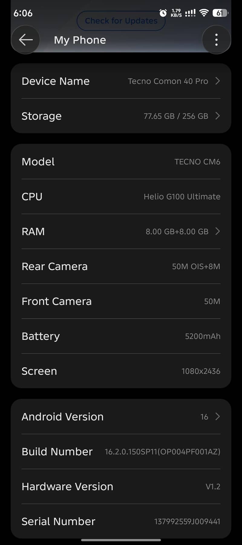 Tecno CAMON 40 Pro 4