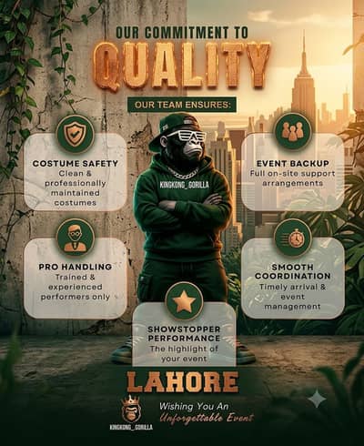 GORILLA DANCE PERFORMANCES LAHORE