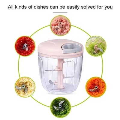 Manila meat chopper pink abs plastic meterial.