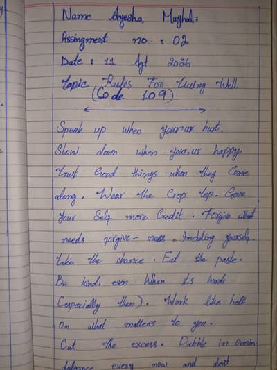 Assignment writing