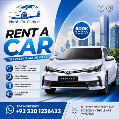 Rent A car | Car rentals | with driver Car | bus & Van Rental Service